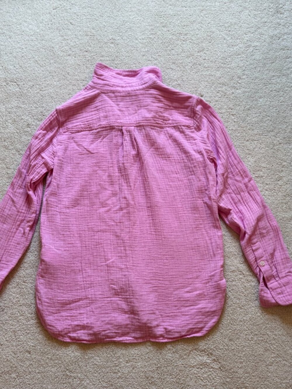 NWOT! J Crew Women's Gauze Button-Up Shirt - Size S - Picture 3 of 6